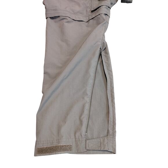 REI Convertible Hiking Pants Mid Rise Tapered Leg Lightweight Gray Womens Sz 6P - Picture 6 of 9
